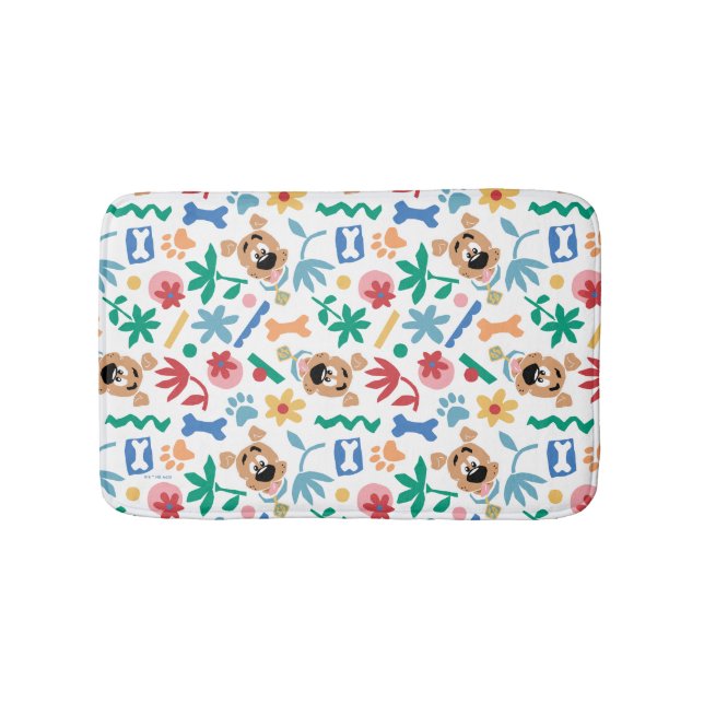 Alfombrilla De Baño Scooby-Doo | Patrón de Baby Scooby Doo So Cute (Anverso)