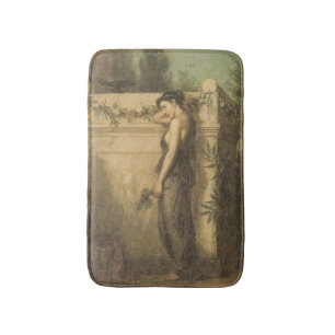 Alfombrilla De Baño Se fue pero no se olvidó (John William Waterhouse)