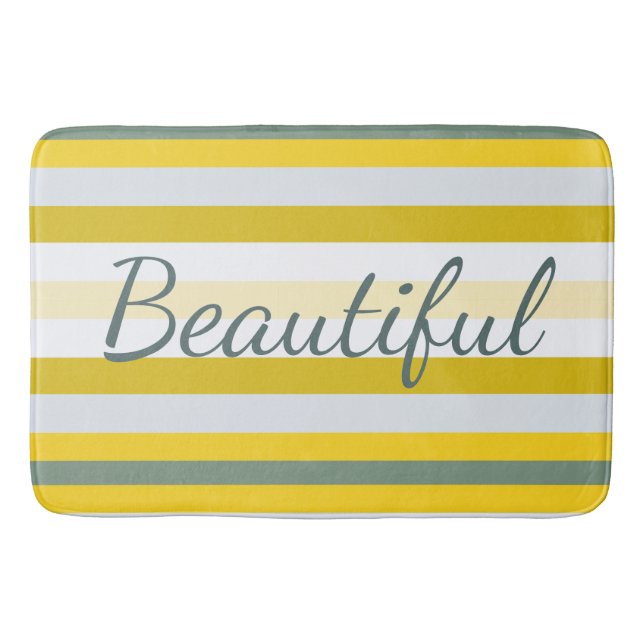 Alfombrilla De Baño Se puede eliminar un texto hermoso (Anverso)