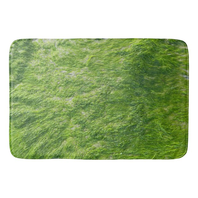 Alfombrilla De Baño Sea Moss Green Nature Grass Beach Nautical (Anverso)