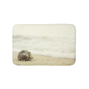 Alfombrilla De Baño Seashell solamente en la playa