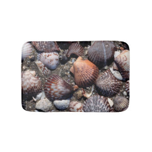 Alfombrilla De Baño Seashells coloridos horneados a la crema y con pan