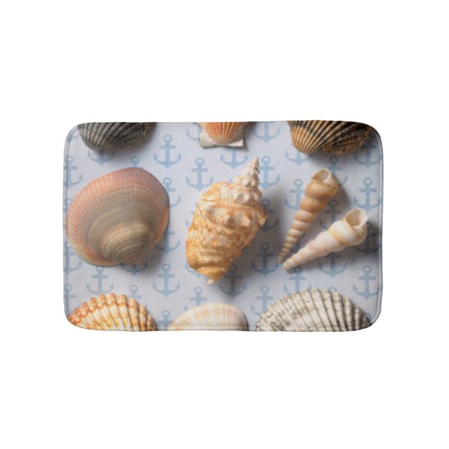 Alfombrilla De Baño Seashells en el contexto del ancla (Anverso)