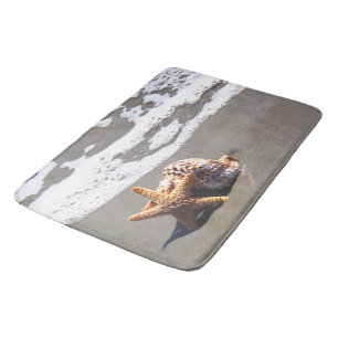Alfombrilla De Baño Seashells, playa, océano, baño, manta casera o