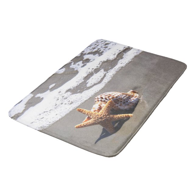 Alfombrilla De Baño Seashells, playa, océano, baño, manta casera o (Angular)