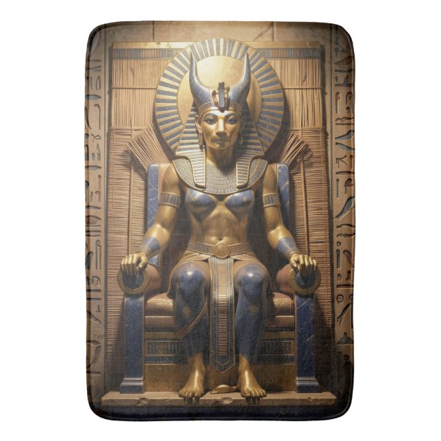 Alfombrilla De Baño Sekhmet – Lion-Headed War Goddess (Frente vertical)