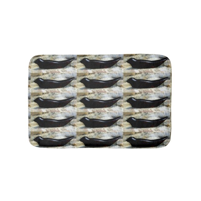 Alfombrilla De Baño sellos de puerto sacados (Anverso)