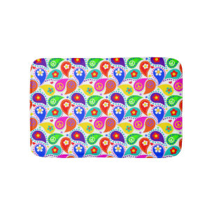 Alfombrilla De Baño Señales de paz y Patley Bath Mat