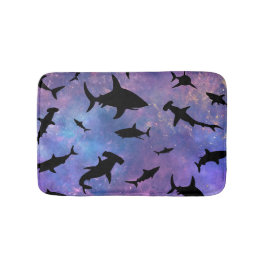 Alfombrilla De Baño Sencillo pez tiburón mandíbula ballena patrón de g