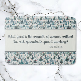 Alfombrilla De Baño Serenidad de los bosques de invierno