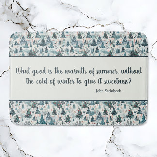 Alfombrilla De Baño Serenidad de los bosques de invierno