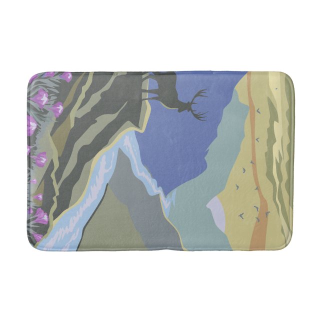 Alfombrilla De Baño Serenidad máxima del río (Anverso)