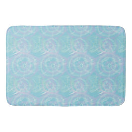 Alfombrilla De Baño Sereno Tie-Dye Azul
