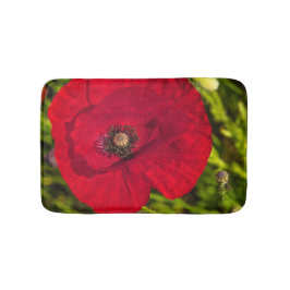 Alfombrilla De Baño Serie de amapola #2