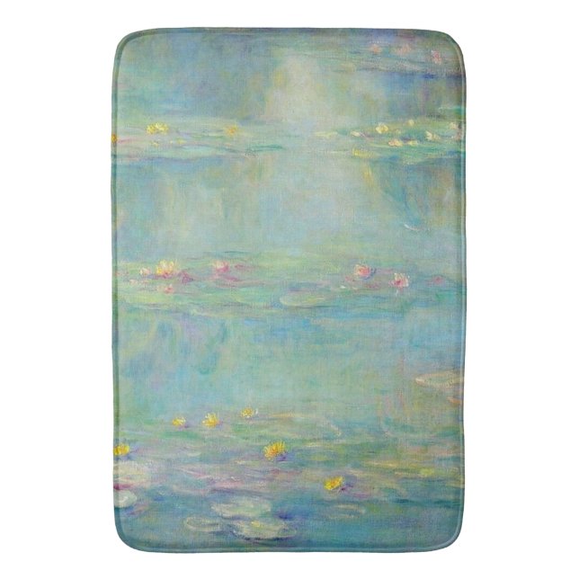 Alfombrilla De Baño Serie Water Lilies de Claude Monet (Frente vertical)