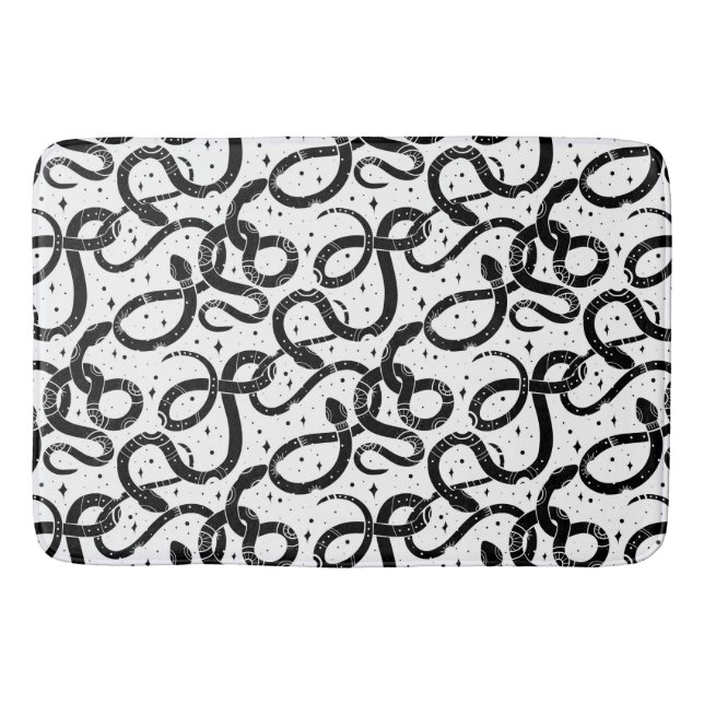 Alfombrilla De Baño Serpientes de Boho (Anverso)