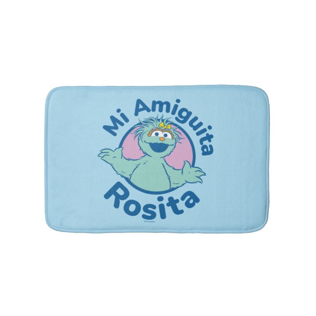 Alfombrilla De Baño Sesame Street | Mi Amiguita Rosita (Anverso)