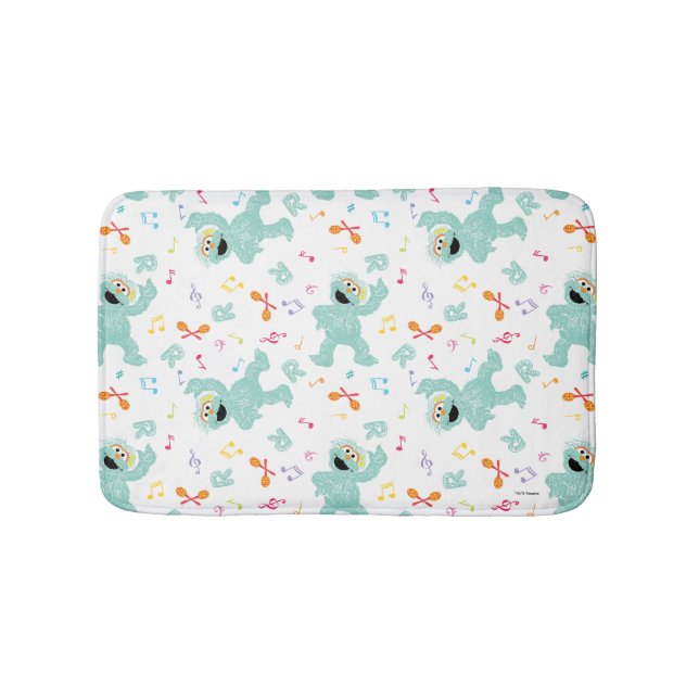 Alfombrilla De Baño Sesame Street | Rosita Music Scribble Pattern (Anverso)