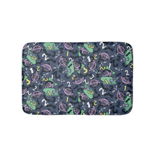 Alfombrilla De Baño Sésamo Patrón de conde von Count Doodle
