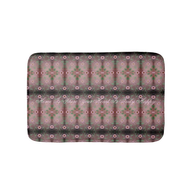 Alfombrilla De Baño Shabby Chic Classy Floral (Anverso)