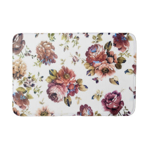 Alfombrilla De Baño Shabby Chic Floral