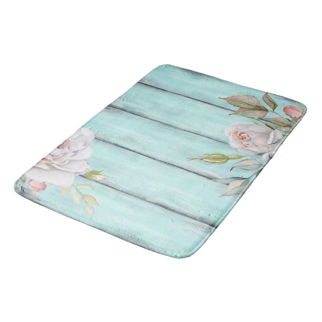 Alfombrilla De Baño Shabby Country Moda Rustic Bath Mat (Angular)