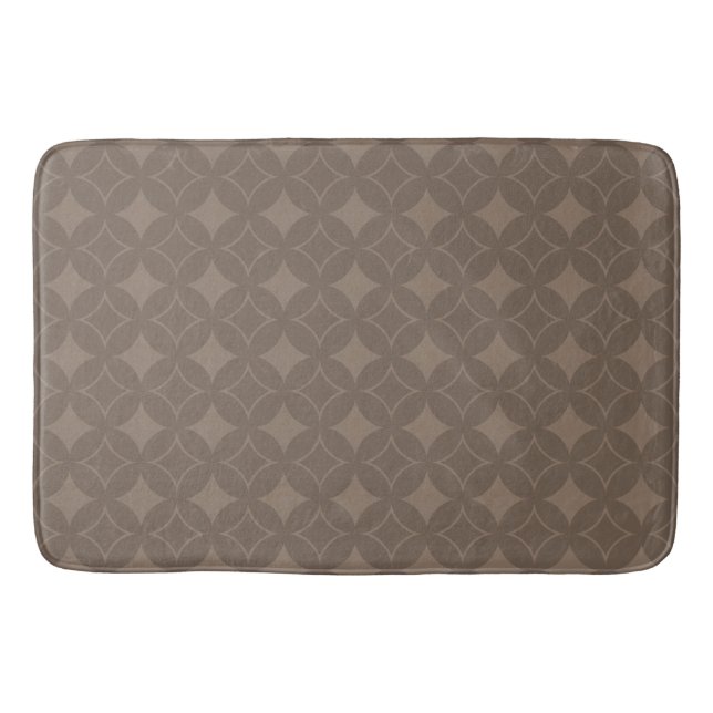 Alfombrilla De Baño Shippo color topo (Anverso)