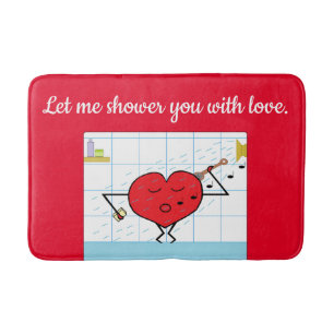 Alfombrilla De Baño Shower You with Love: