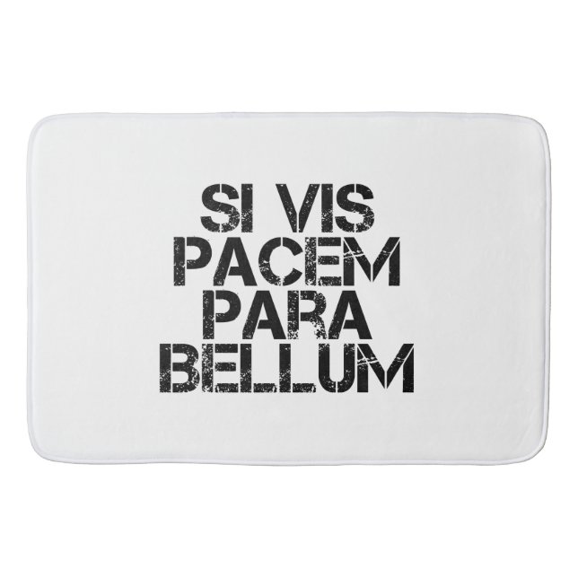 Alfombrilla De Baño Si Vis Pacem Para Bellum (Anverso)
