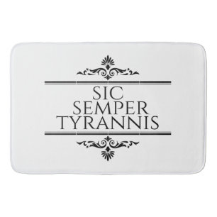 Alfombrilla De Baño Sic Semper Tyrannis