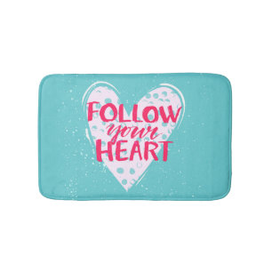 Alfombrilla De Baño Siga su corazón 2