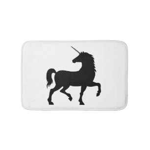 Alfombrilla De Baño Silhouette de Unicorn
