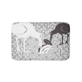 Alfombrilla De Baño Silhouette Oyster-Catcher - Bath Mat