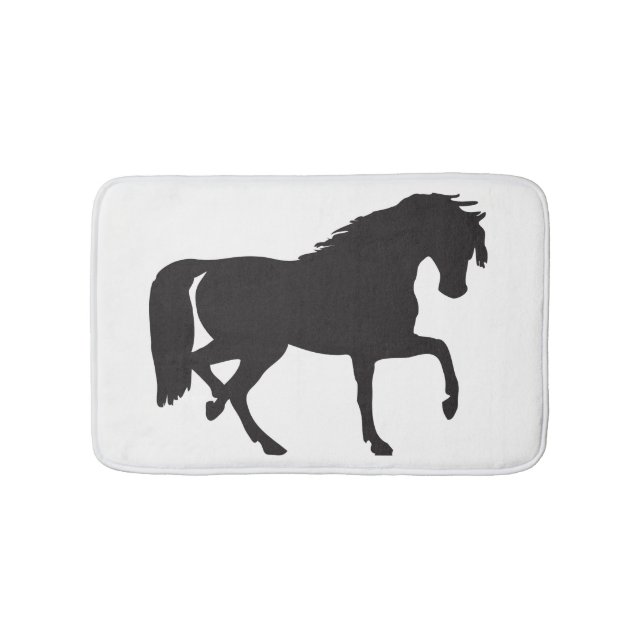 Alfombrilla De Baño Silueta de Caballo (Anverso)
