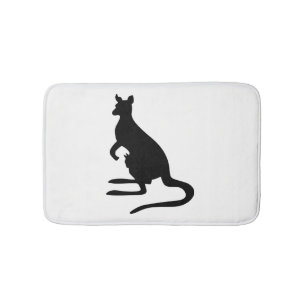 Alfombrilla De Baño Silueta de canguro