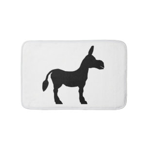 Alfombrilla De Baño Silueta del burro