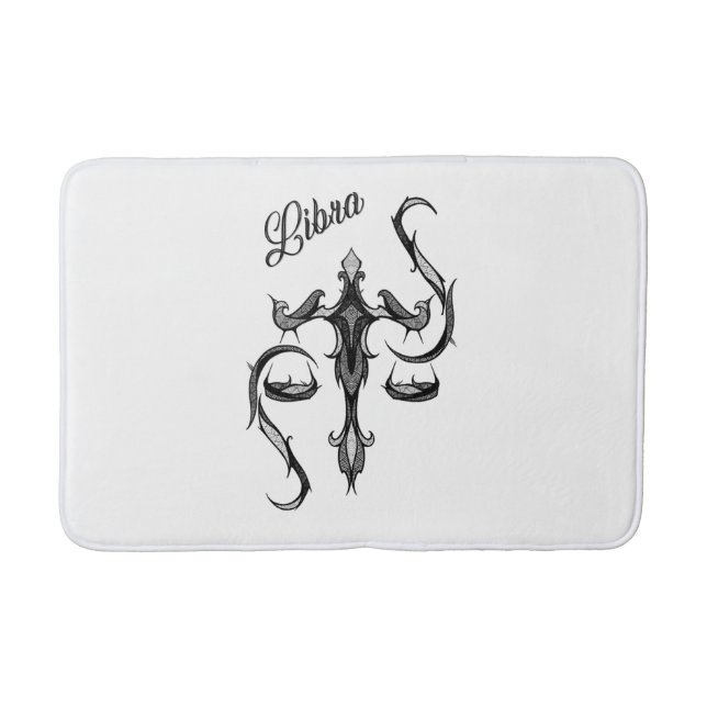 Alfombrilla De Baño Símbolo zodiacal de Libra (Anverso)