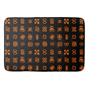 Alfombrilla De Baño Símbolos africanos de Adinkra