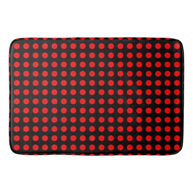 Alfombrilla De Baño Simplemente rojo (Anverso)
