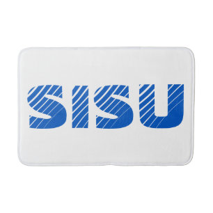 Alfombrilla De Baño Sínu finlandés Sauna Bath Mat (blanco)