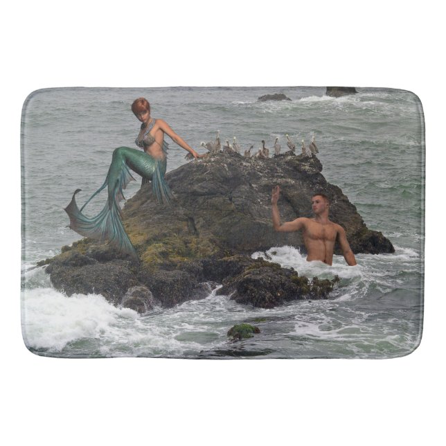 Alfombrilla De Baño Sirena (Anverso)