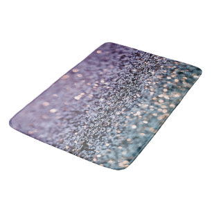 Alfombrilla De Baño Sirena Brillo Bokeh Glam 2