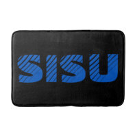 SISU Finlandés Sauna Bath Mat (Negro)
