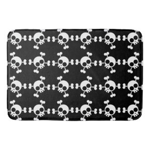 Alfombrilla De Baño Skull y Crossbone
