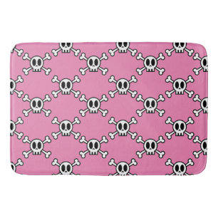 Alfombrilla De Baño Skull y Crossbone