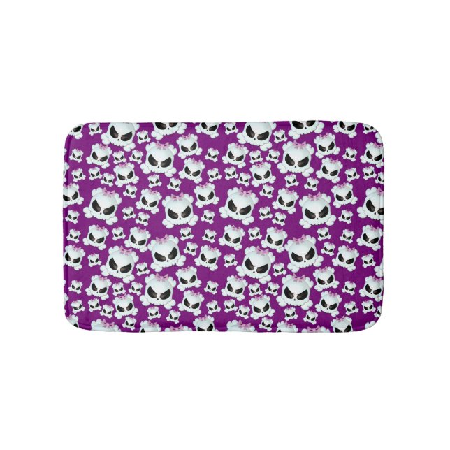 Alfombrilla De Baño Skullz femenino (Anverso)