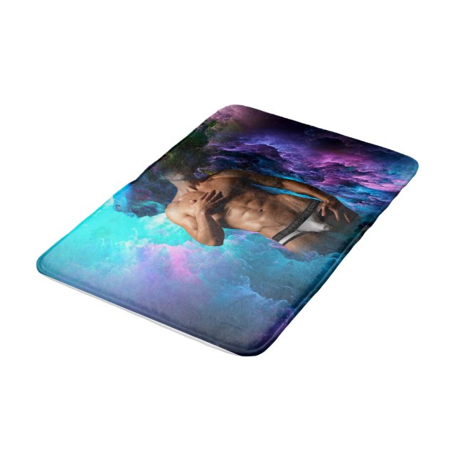 Alfombrilla De Baño SlipperyJoe hombre muscular macizo de ropa interio (Angular)