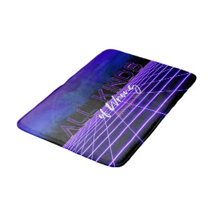 Alfombrilla De Baño SlipperyJoe's todo tipo de negrita de texto 3D ret