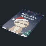 Alfombrilla De Baño Sloth Christmas Snow Winter Animals Sloths Bath Ma<br><div class="desc">The sloth for Christmas with fairy lights. Funny animals with gifts and snow for the holidays. Also funny for christmas in July. Sloths are cute animals and perfect for Christmas.</div>