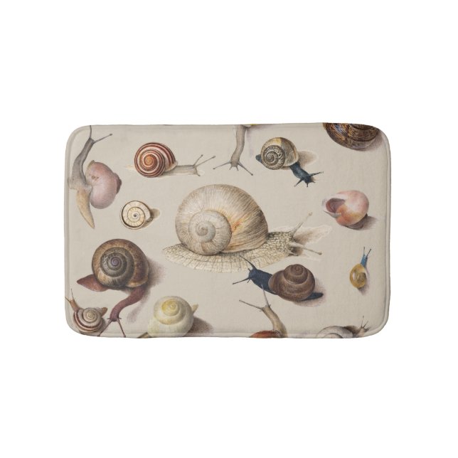 Alfombrilla De Baño Snail Garden Mascota Gastropod Slug Caracoles botá (Anverso)